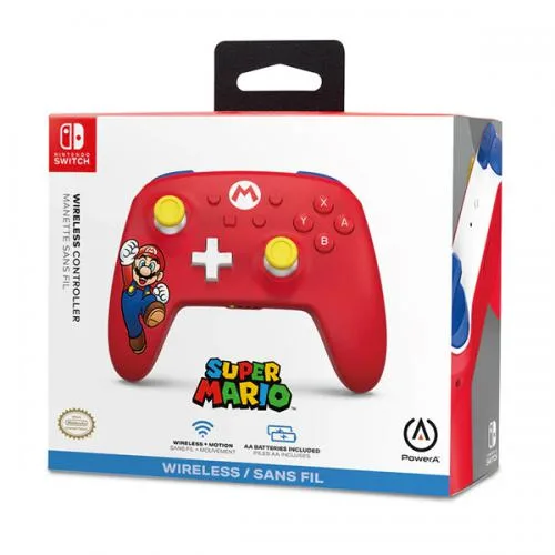 Pro Controller Wireless Mario Joy PowerA