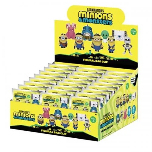 Minions Movie Monsters (24pz) Bag Clip Blind Box Display