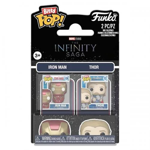Funko Bitty POP! Marvel Saga: Iron Man & Thor 2PK