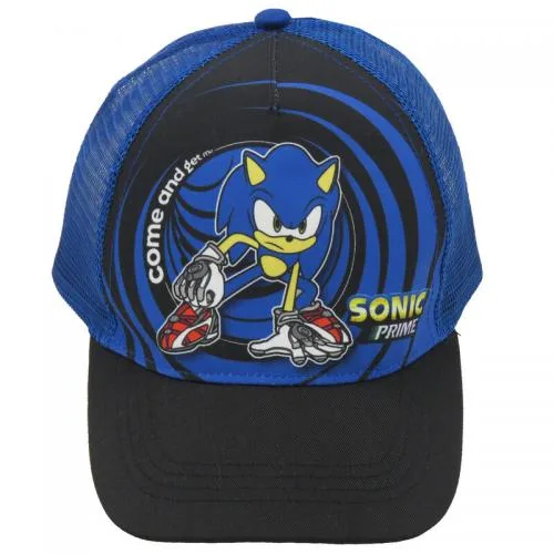 Cappellino Sonic the Hedgehog : Sonic Blu/Nero