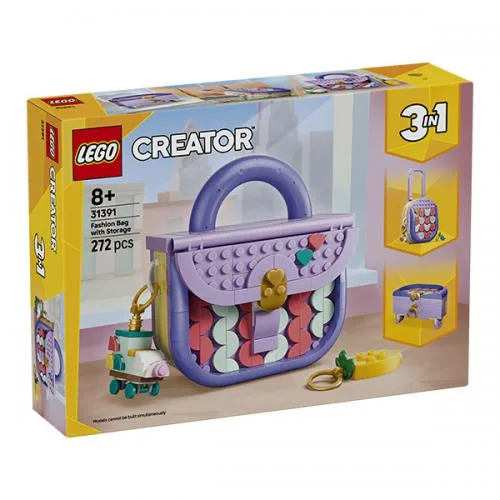 31391 LEGO Creator Borsetta Art Fashion con Cassettino