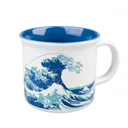 Hokusai Tazza 350ml Premium: La Grande Onda di Kanagawa
