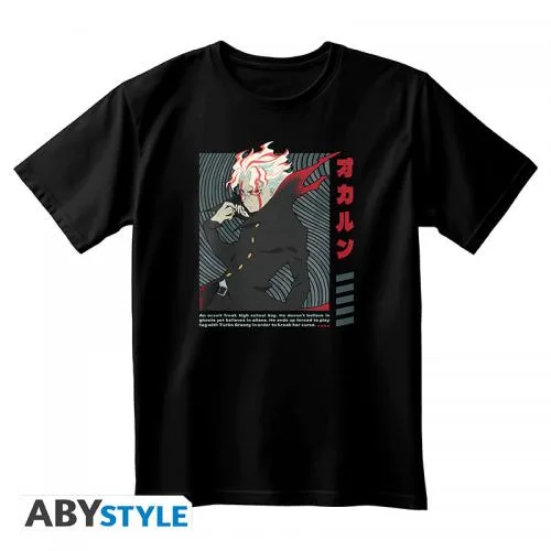 Dan Da Dan (L) T-shirt Unisex Black: Okarun Awakened