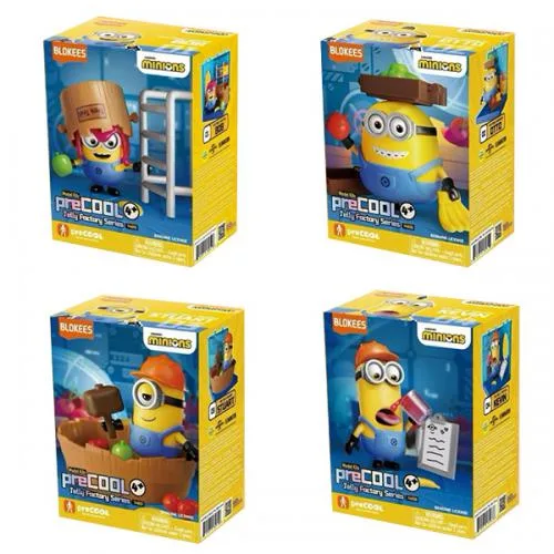 Blokees Blind Box 8pz Minions Jelly Factory Series 01