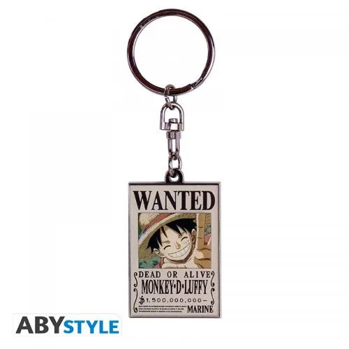 One Piece Portachiavi: Wanted Luffy 5cm