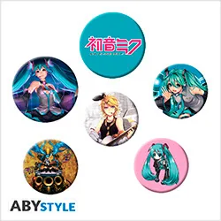 Hatsune Miku Pin Spilla Badge: Badge Pack Mix 3cm