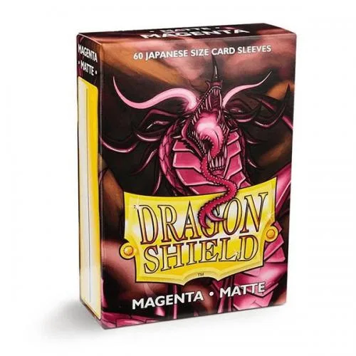11126 60 Bustine JP Matte Magenta Dragon Shield