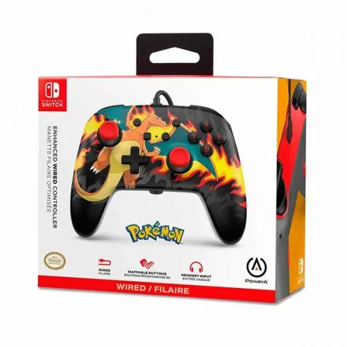 Pro Controller Wired Charizard Firestorm PowerA