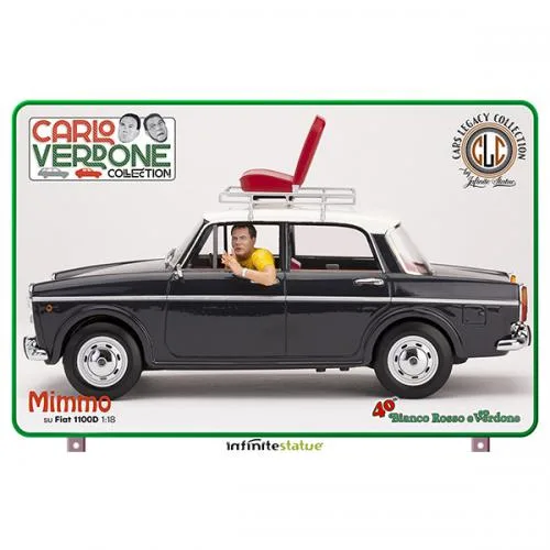 ST Mimmo w/Fiat 1100 Car - RESINA