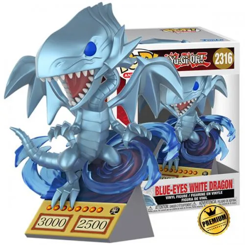 Funko POP! Yu-Gi-Oh!: Blue-Eyes White Dragon (2316) PRM