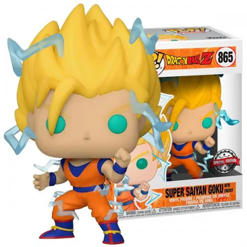 Funko POP! Dragon Ball Z: SS Goku w/Energy 865 EXM