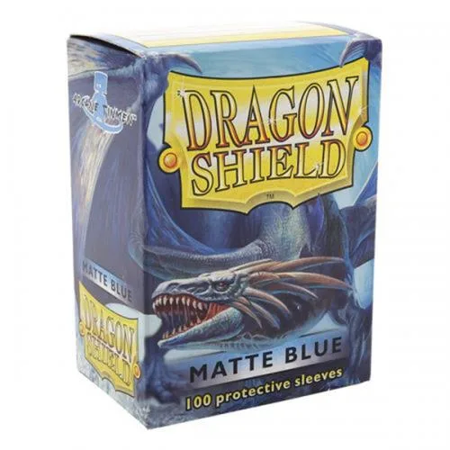 11003 100 Bustine Standard Matte Blue Dragon Shield