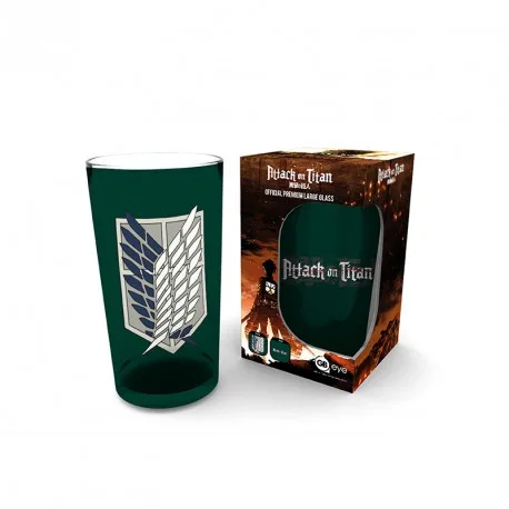 Bicchiere Attack on Titan 500ml : Scout Symbol