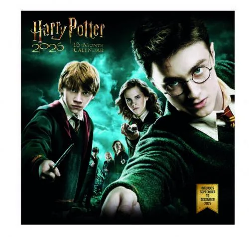 Harry Potter Group Square Calendar 2026 30x30