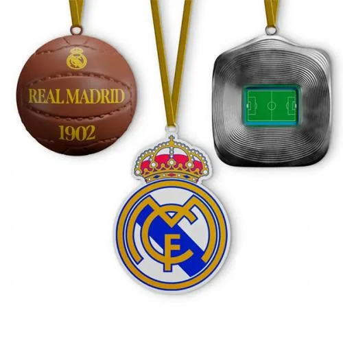 Real Madrid FC Set 3 Decorazioni di Natale: Group