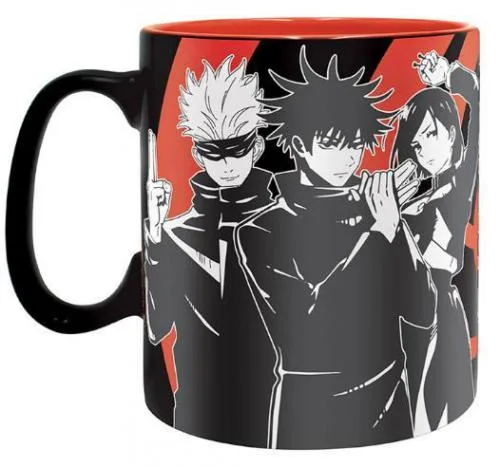 Jujutsu Kaisen Tazza Heat 460ml: Group Black/White