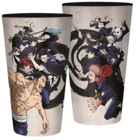 Jujutsu Kaisen Large Glass 400ml: Tokyo vs Kyoto