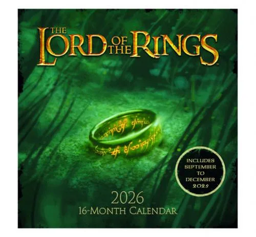 The Lord of the Rings Square Calendar 2026 30x30