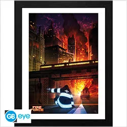 Fire Force Framed Print Spontaneous Human Combustions
