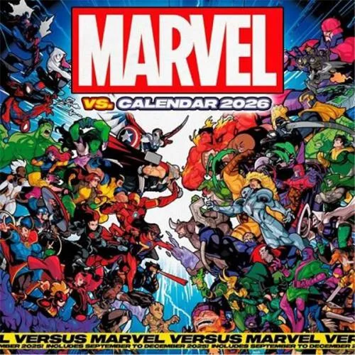 Marvel Square Calendar 2026 30x30