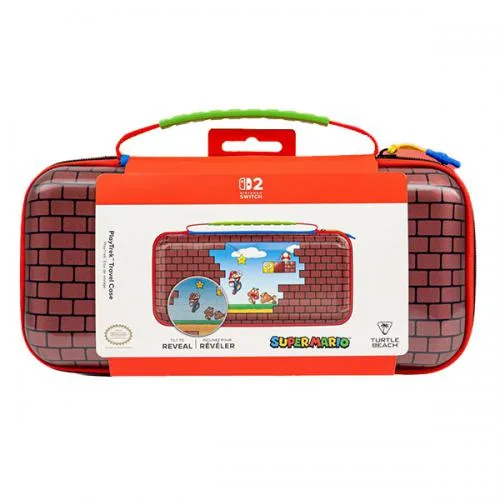 Custodia PlayTrek Travel Reveal Mario Bricks Turtle Beach