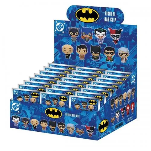 Batman (24pz) Bag Clip Blind Box Display 7cm