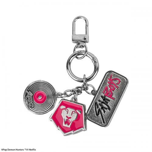 Kpop Demon Hunters Saja Boys Charms Keychain