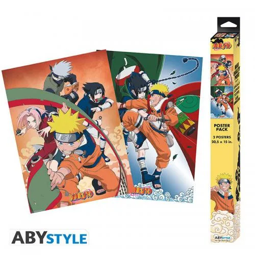 Poster Naruto Chibi Set 2: Team 7 (52x38)