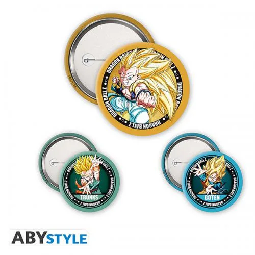 Dragon Ball Badge Pack: DBZ/Trunks, Goten & Gotrunks