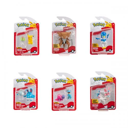 Pokemon (6pz) Battle Figures Pack S8