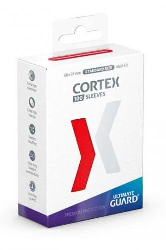 Ultimate Guard Cortex Sleeves Standard Size Red 100pz