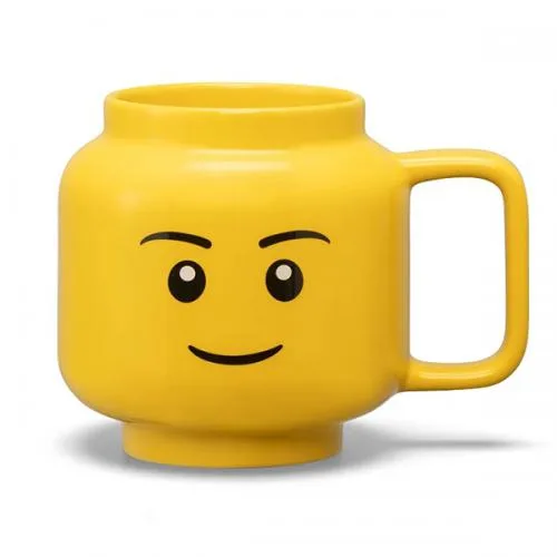 LEGO Ceramic Mug Large Boy 500ml: Bright Yellow 024