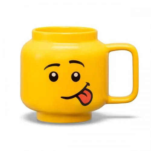 LEGO Ceramic Mug Large Silly 500ml: Bright Yellow 024