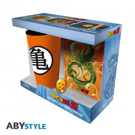 Dragon Ball Gift Set Bicchiere/Spilla/Notebook: Dragon Ball