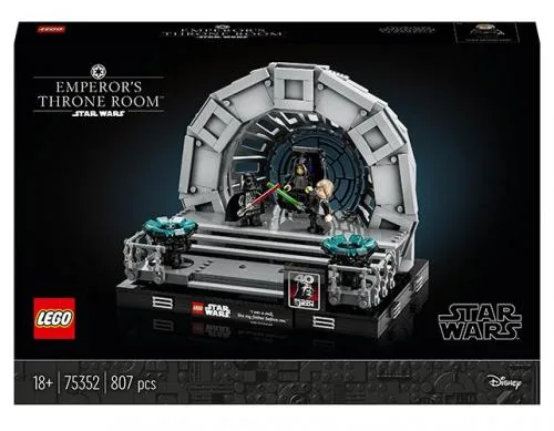75352 LEGO Star Wars Diorama Sala del Trono dell'Imperatore