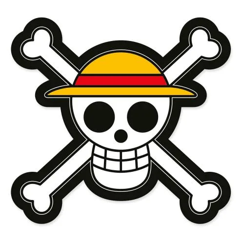 One Piece Cuscino Pillows Jolly Roger 33cm