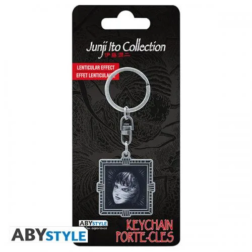 Junji Ito Keychain Lenticular: Cursed Reflection Tomie 4cm