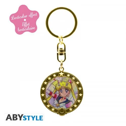 Sailor Moon Keychain Lenticular: Usagi & Sailor Moon 5cm