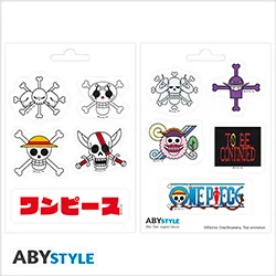 One Piece Stickers: Emperors Skulls 16x11cm