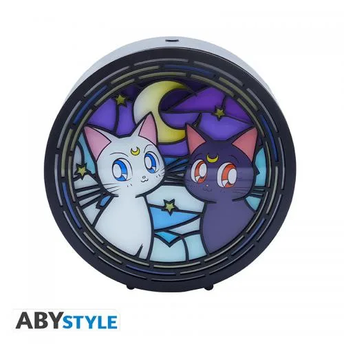 Sailor Moon Lampada: Luna & Artemis 18cm