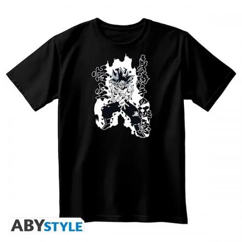 Dragon Ball Super T-shirt (XXL) Uni Black: Goku Kamehameha