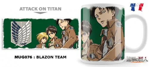 Attack on Titan Tazza 325ml Blazon Team