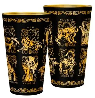 Saint Seiya Large Glass 400ml: Gold Cloths