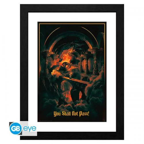 Lord of the Rings Framed Print: You Shall Not Pass 30x40