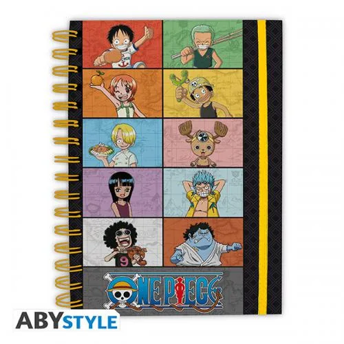 One Piece Notebook A5 Spiral: Young Straw Hat Crew