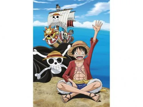 Coperta in Pile One Piece : Monkey D.Rufy (A)