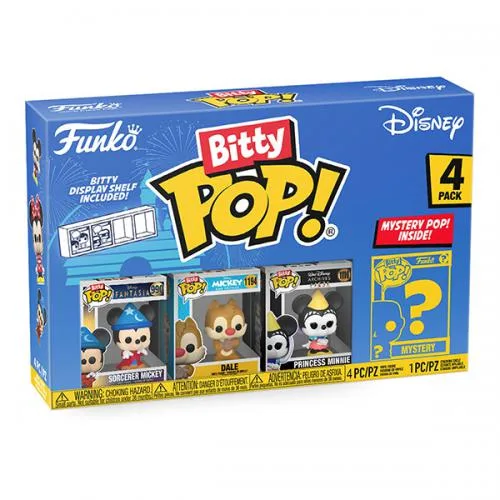 Funko Bitty POP! 4 Pack Disney Mickey: Sorcerer