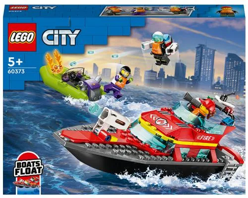 60373 LEGO City Fire Barca di Soccorso Antincendio