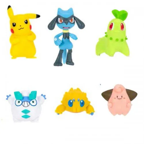 Pokemon Set 8 Personaggi Confezione Deluxe S6