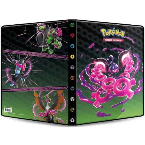 Pokemon Album 9 tasche Portfolio Scarlet Violet Shrouded Fab